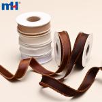 1 inch polyester fringe ribbon with satin trim for hair ties