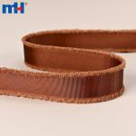 1 inch polyester fringe ribbon with satin trim for hair ties