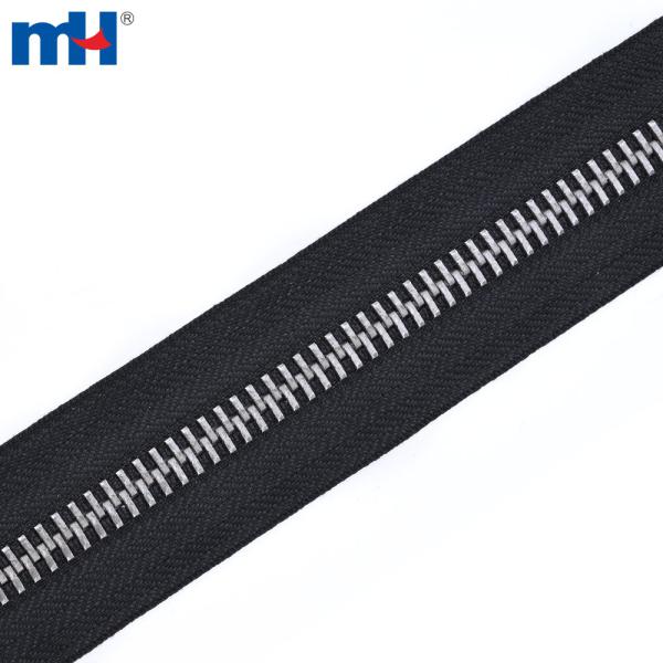 Aluminiowa taśma suwakowa nr 10 o gramaturze 50 g/m², bez drutu przewodzącego