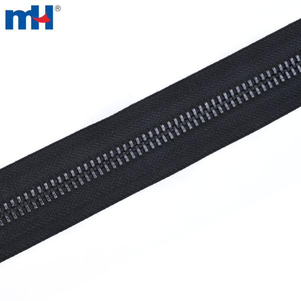 Aluminiowa taśma suwakowa nr 10 o gramaturze 50 g/m², bez drutu przewodzącego