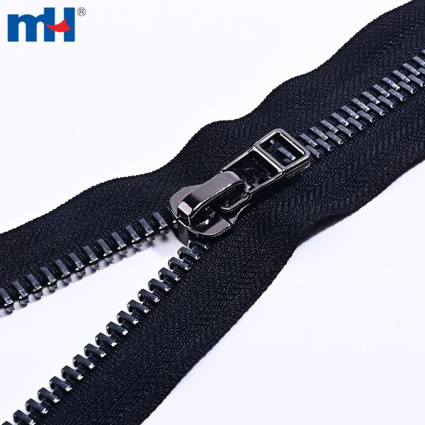 Fornitore di cerniere in ottone aperte con denti in nichel nero n. 10