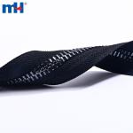 Fornitore di cerniere in ottone aperte con denti in nichel nero n. 10