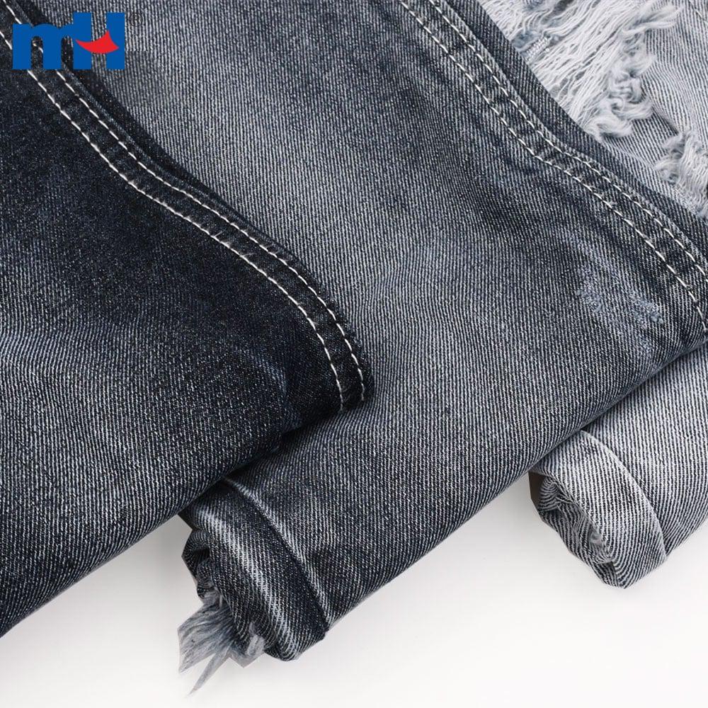 Tissu denim noir soufre 150oz 11cm pour jeans