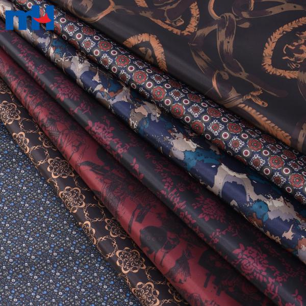 Tissu taffetas imprimé