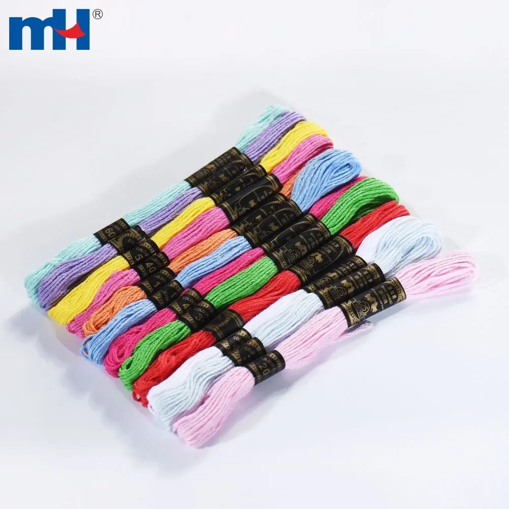 100 skeins of yarn cross stitch thread