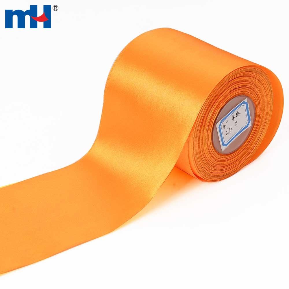 Nastro di raso su un solo lato da 4" per fascia