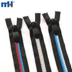 Plastikowy zamek błyskawiczny nr 15, dynamiczne zęby, O/E, A/L