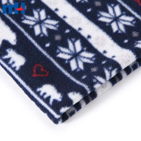 150 g bedruckter FDY-Polarfleece-Stoff (100D/144F) – individuell in großen Mengen