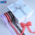 Satin and nylon organza ribbon