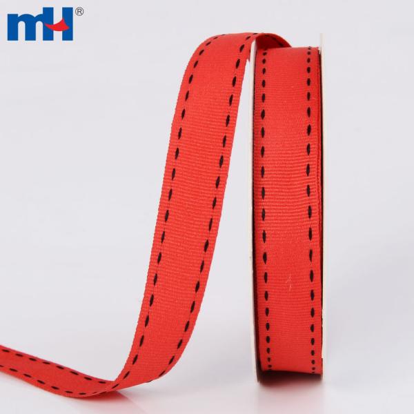 Ruban gros grain bord point sellier 16 mm