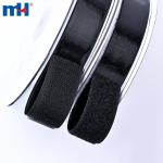 Self-adhesive hook and loop tape