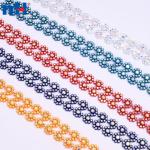 22 mm Strass-Blumenverzierung mit AB-Kristall – funkelnde Blumenverzierung