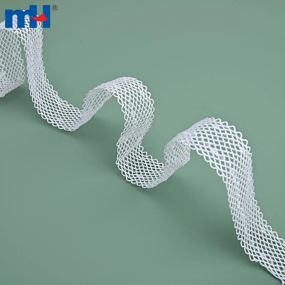 Elastic woven band made of nylon and spandex