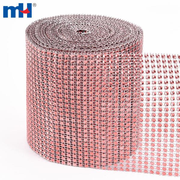 Catena in plastica con strass in cristallo