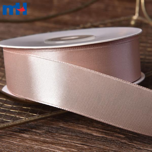 25mm polyester double sided satin ribbon