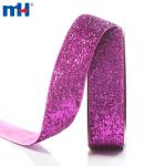 Nastro glitter fucsia da 25 mm