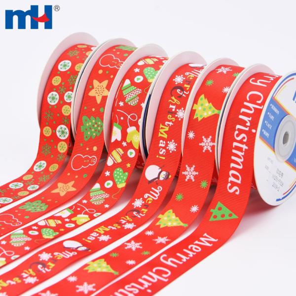 عيد الميلاد grosgrain الشريط