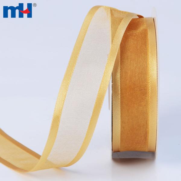 25 mm saten qirrali organza lenta - OEM va ODM