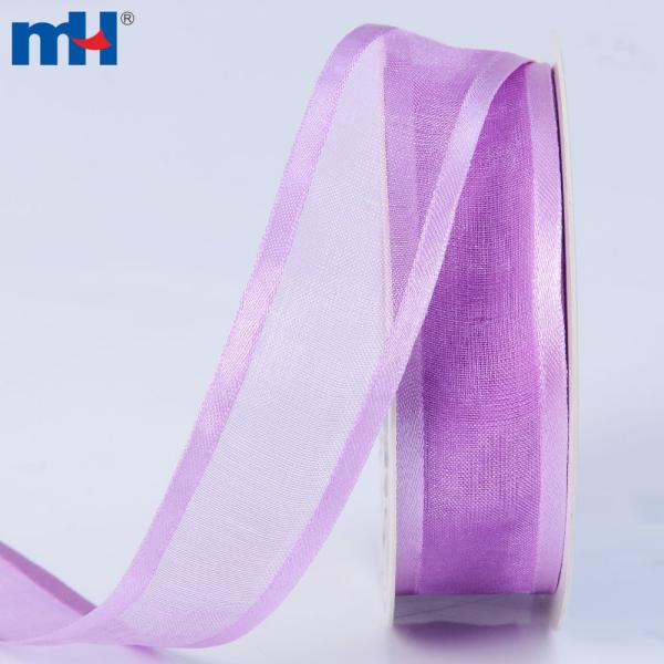 25 mm saten qirrali organza lenta - OEM va ODM