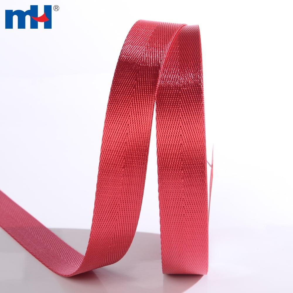 Ceinture polyester rouge - 25mm