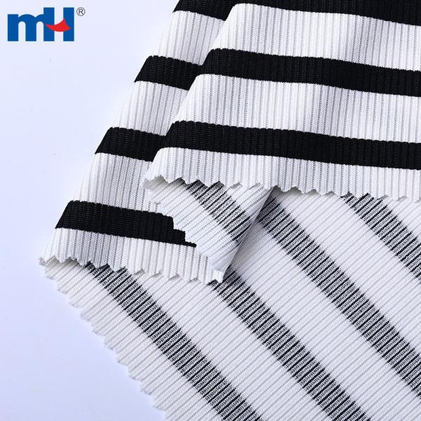 Fornitore di tessuti per biancheria intima a costine elasticizzati stampati