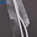 Cadena larga con cremallera transparente al por mayor.