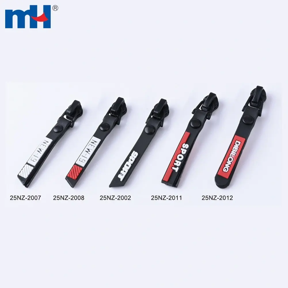 Fermeture à glissière autobloquante inversée 3 #, avec extracteur de fermeture éclair décoratif en PVC, vente en gros