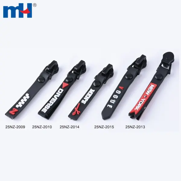 Fermeture à glissière autobloquante inversée 3 #, avec extracteur de fermeture éclair décoratif en PVC, vente en gros