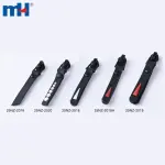 Wholesale 3# reverse self locking zipper with PVC decorative zipper puller