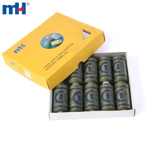 300s/12 Polyester Dikiş İpliği Seti, 40 Sayım, 2 Metre