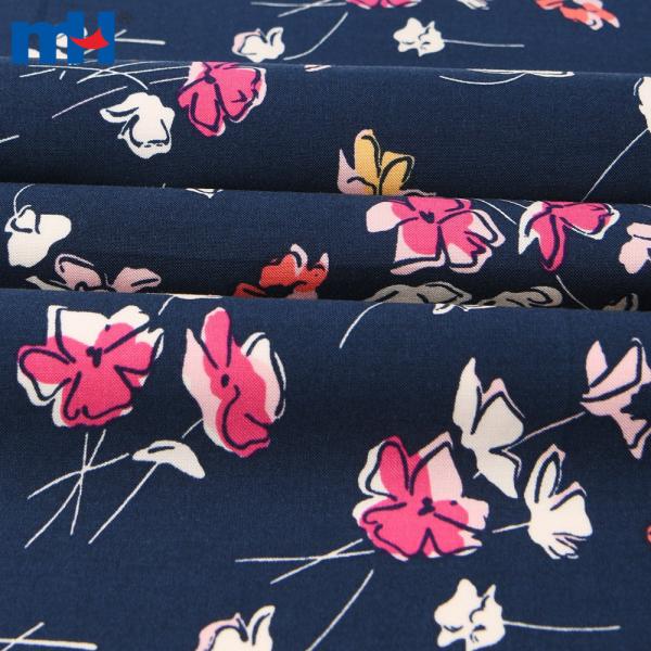 Tecido 100% viscose estampado rayon para roupas femininas