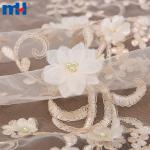 Tissu en dentelle maille de haute qualité
