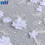 3D-Spitzenstoff mit Pailletten