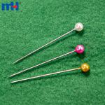 Colorful pearl head sewing pins