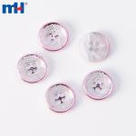 UV coated resin button