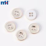 UV coated resin button