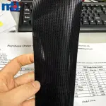 4# 12" black single side hook tape