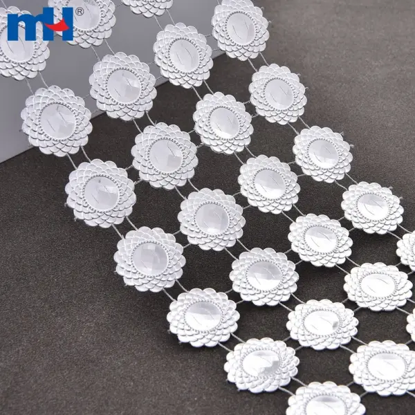4 Reihen Diamant-Kunststoffstreifen
