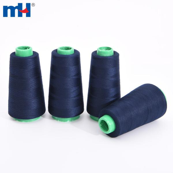 Fil polyester pour machine à coudre industrielle