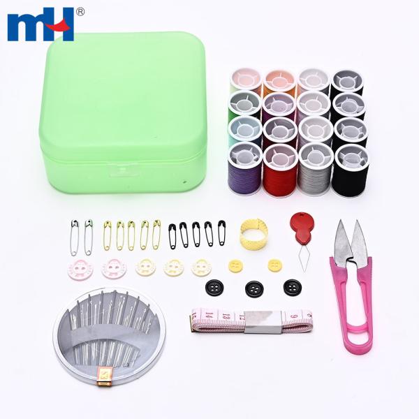 Kit de couture 72 pièces - Petite boîte (106 x 113 x 47 mm)