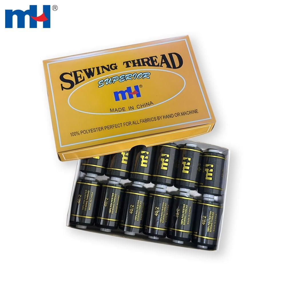 Makine için 40s/2 7.5g/14g polyester dikiş ipliği
