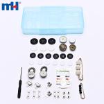 Kit de réparation de boutons de jeans (40 pièces) - Petite boîte (166x88x23mm)
