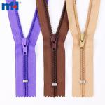 №5 Yopiq uchli va avtomatik qulflangan polyester fermuarlar