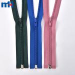 Detachable spiral zipper