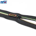 Plastic zipper No. 5, triangle teeth, O/E, A/L