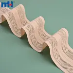 Faixa elástica de nylon e spandex para malha luxuosa