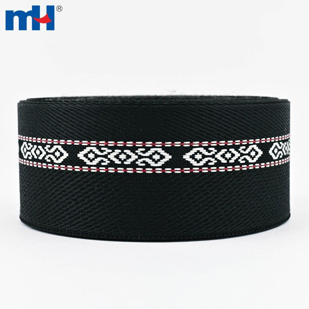 Pantalon à ceinture tissée
