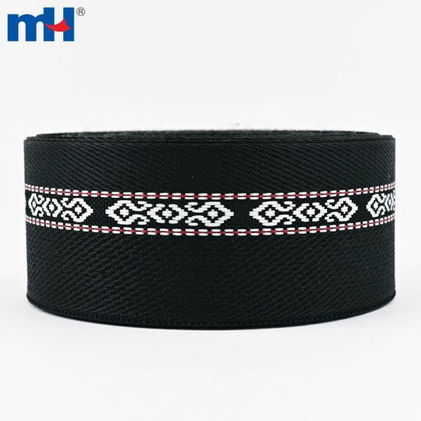Pantalon à ceinture tissée