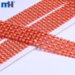 6 Rows Rhinestone Mesh Ribbon - Perfect for costumes, diy and craft projects