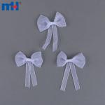 Elegant organza ribbon bows – 60x70mm for decoration